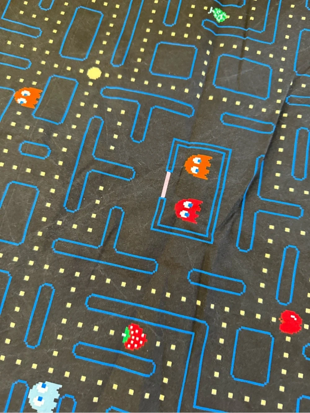 Pottery Barn Teen PAC MAN Full Sheet set Cotton